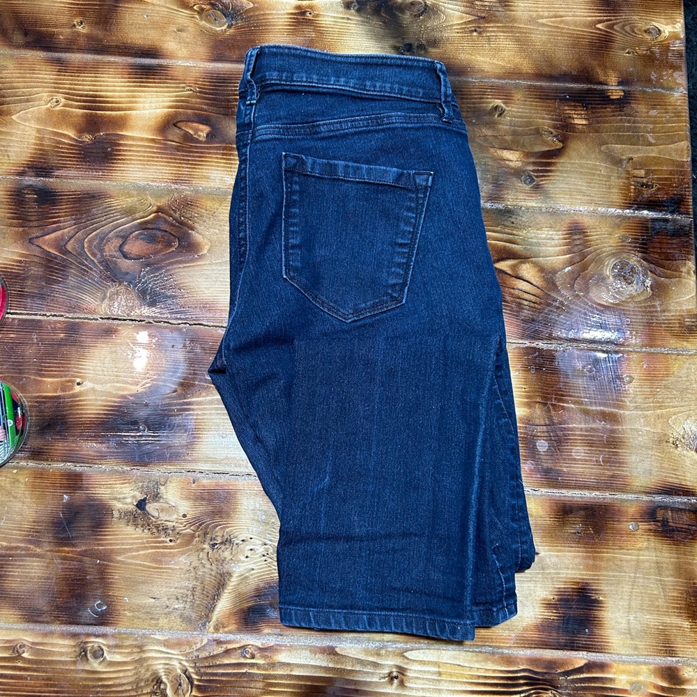 LOFT curvy straight jeans